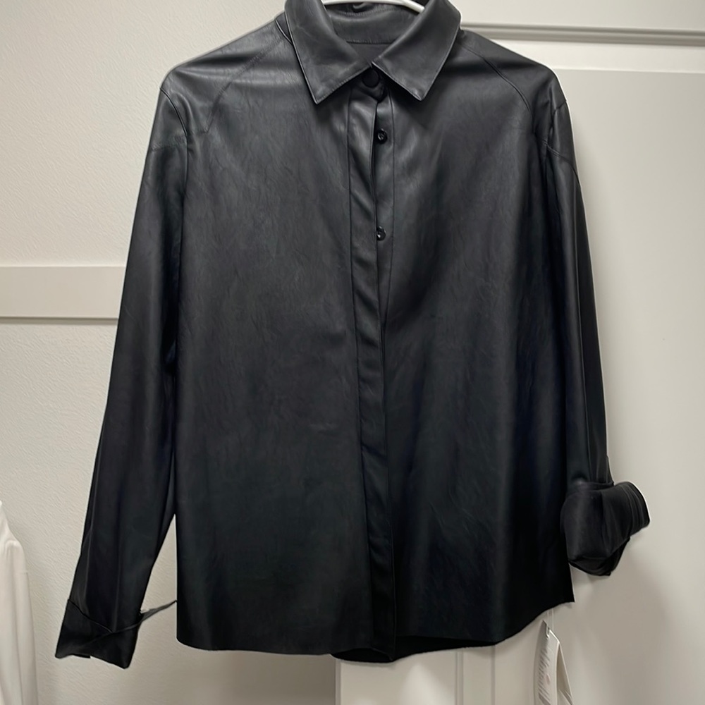 Black Leather shirt